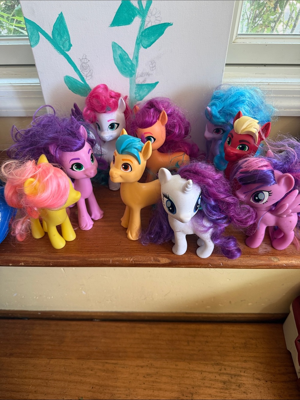 My Little Pony Assorted Purple Pink Blue Yellow Orange Figures